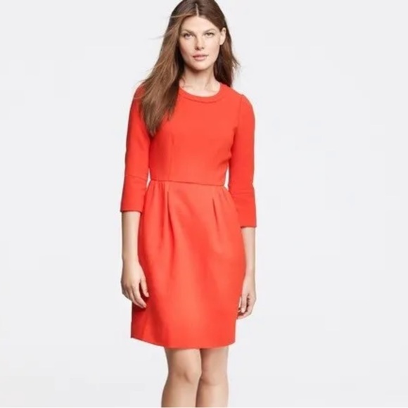 J. Crew Dresses & Skirts - J.Crew Dress Bright Red Wool Dress